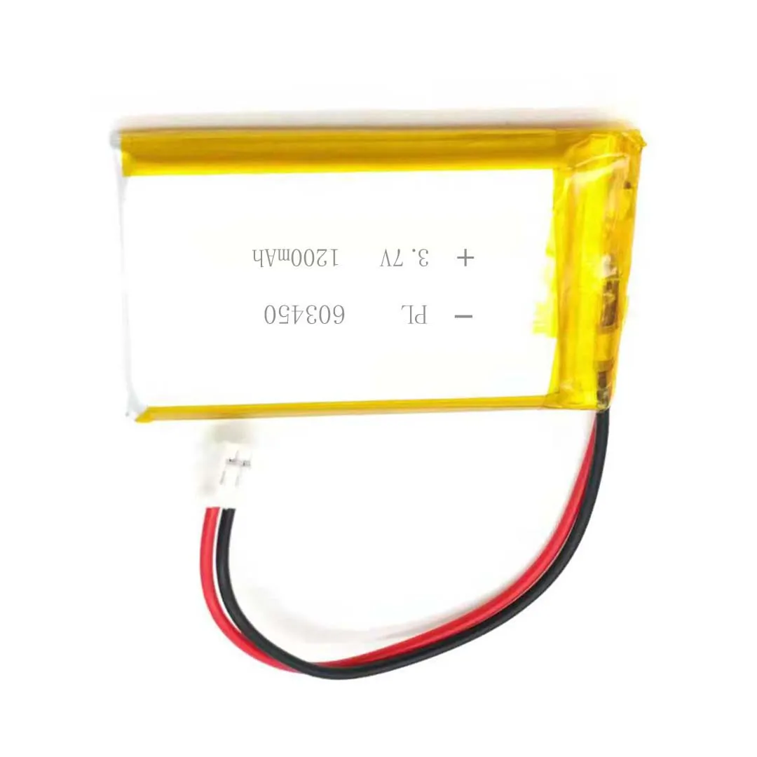 

2/5/20/200/1000/10000pcs 3.7V 1200mAh 603450 Li Lithium Polymer ion Battery with 2.0mm JST