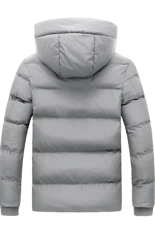 Men Winter Warm Jackets Hooded Parkas New Fashion Slim Print Down Mens And Coats | Мужская одежда