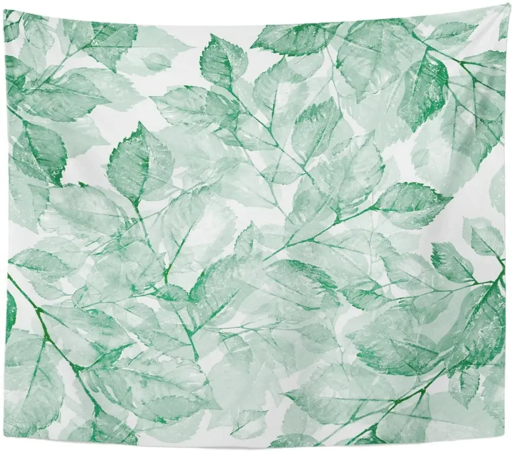 Гобелен акварельный с яркими замечательными листьями Z винтажные гобелены в