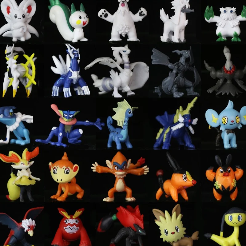 Экшн фигурка покемона 3 4 поколения модель Squirtle Reshiram Zekrom Greninja|Игровые фигурки и