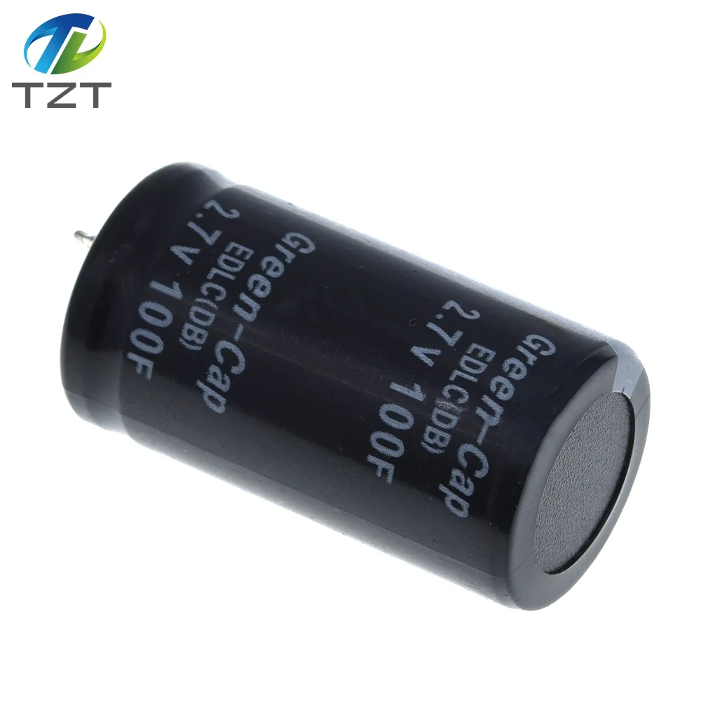 Супер конденсатор 2 7 в 100F ультра фарад новые электрические компоненты черный