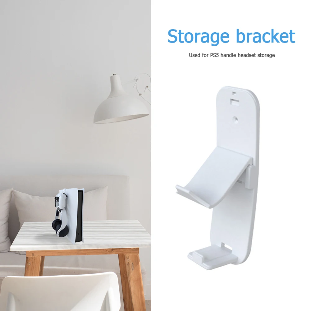 

Universal Game Controller Storage Hanger Headphone Bracket for PS5 PS4 Xbox One Headset Remote Control Storage Organizer