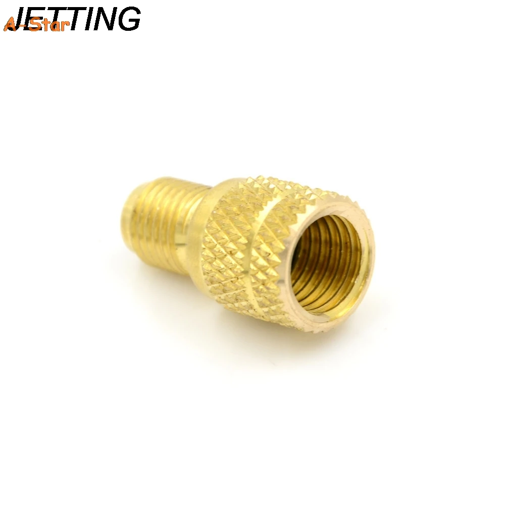 

JETTING, 1 шт., переходник ACME A/C R134a, латунный фитинг 1/4 дюйма, штекер-гнездо 1/2 дюйма, инструмент для сердечника клапана