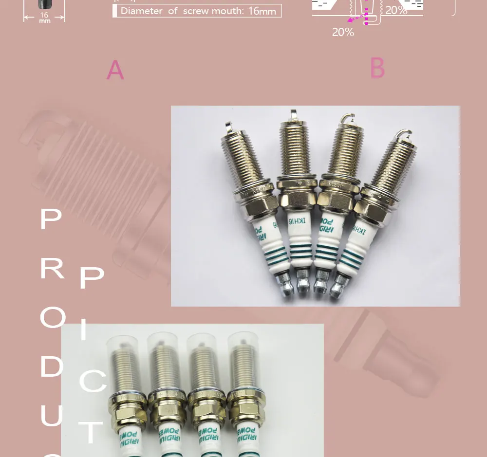 4 шт./лот IKH16 5343 Iridium Power Spark Plug для Nissan Renault Peugeot|set of|set 4set plugs |