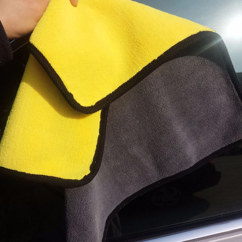 

Thicken Car Towel Drying Cleaning Wash Cloth Auto Window Cleaning Cloth Washing Fabric 30x30cm