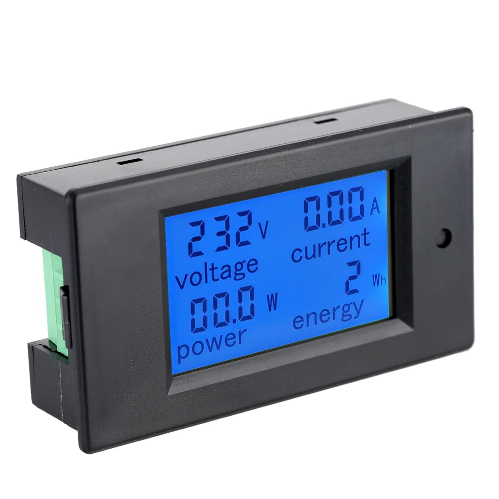 AC80-260V 100A цифровой ЖК-дисплей ток Напряжение активный Мощность Энергия тестер для