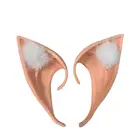 Хэллоуин латексные уши эльфа фея косплей мягкие безвредные накладные уши Фея уши реквизит для вечерние ринки Хэллоуин Декор товары для рождественской вечеринки