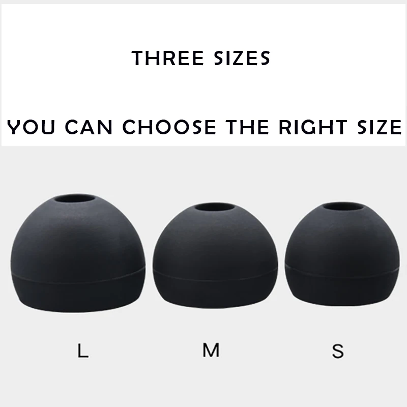 

A Set6 PcsIn Ear Earphones Silicone Case Suitable for Bluetooth headphones Tips Earbuds With L M S Size