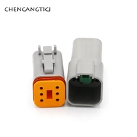 1 set 6 pin dt auto waterproof connector male female plug with terminal for adapter amphenol deutsch socket dt06 6s dt04 6p