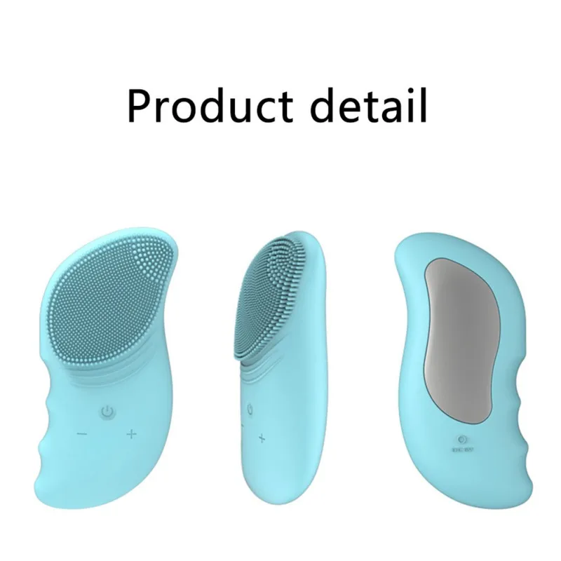 

Facial Cleansing Brush Silicone Electric Cleansing Instrument Deep Cleaning Pores Waterproof Durable Face brush QJ