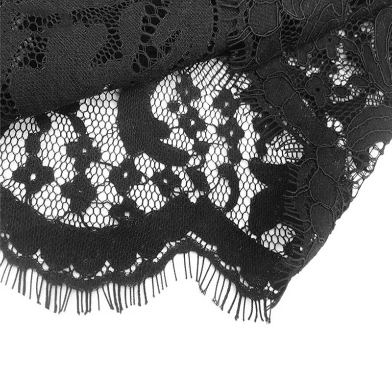 Новинка 2020 элегантные юбки из искусственной кожи Лоскутная кружевная Женская