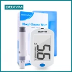 BOXYM глюкометры 50100 шт тест-полоски иглы ланцеты глюкометр в крови мгдл глюкометр медицинский тест на диабет