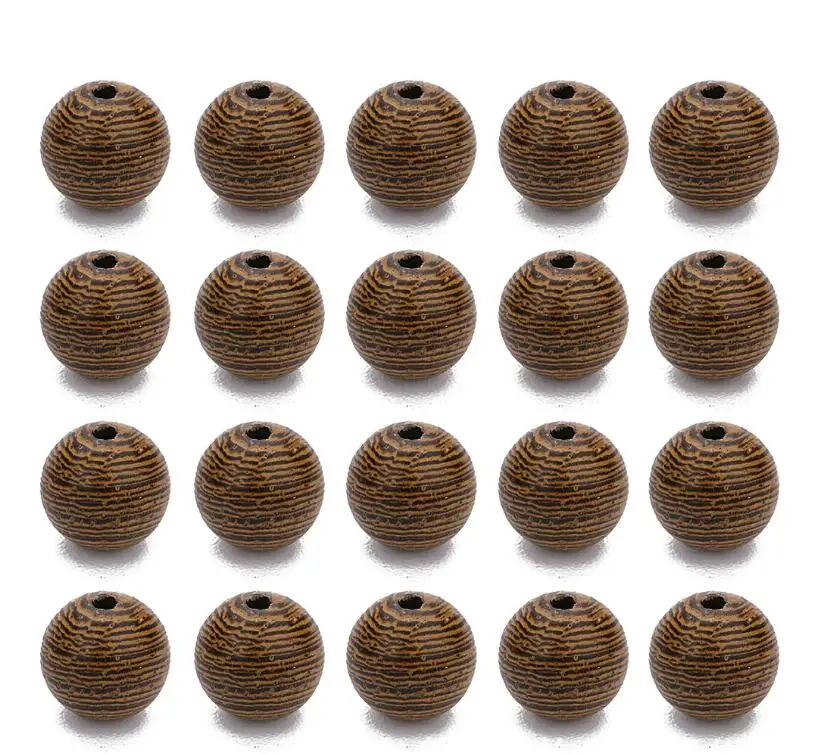 

Ожерелье/браслет/серьги из 6/8 дерева, круглая полоска, бусины-спейсеры для самостоятельного изготовления/10/12 мм, с отверстиями, ручная работ...