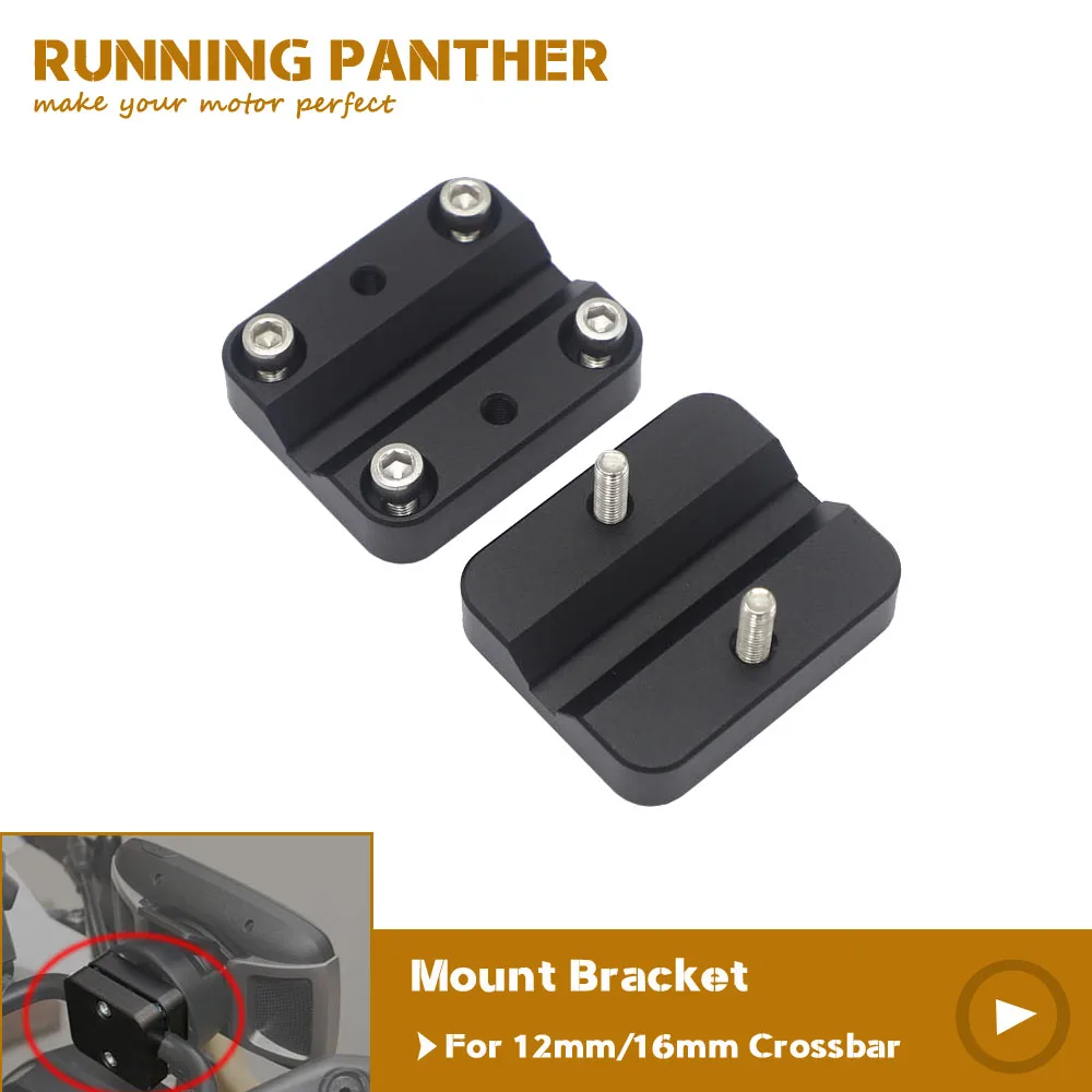 Motorcycle Mobile Phone Navigation Holder Suitable 12mm/16mm Mount Bracket Diameter For BMW R1200GS LC ADV Most Model Black Blue