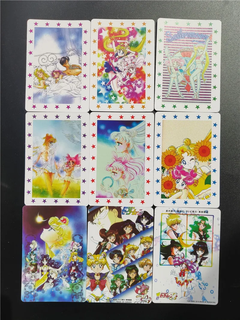 

9pcs/set Sailor Moon Mother and Daughter Pasteable Sexy Beauty Hobby Collectibles Game Collection Anime Cards Limit Sexy Girl
