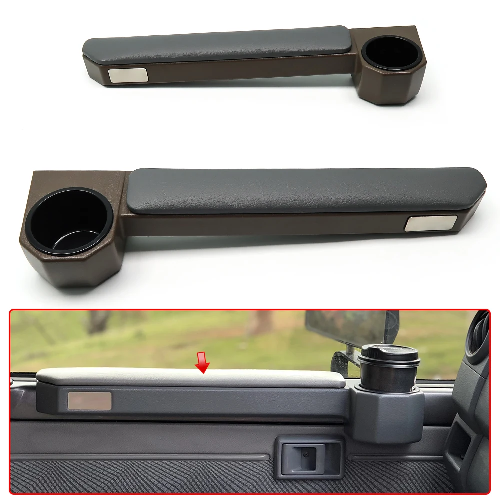 For Toyota Land Cruiser 70 LC70 LC71 LC75 LC76 LC77 LC78 LC79 FJ79 Car Accessories Door Armrest Storage Console Cup Holder
