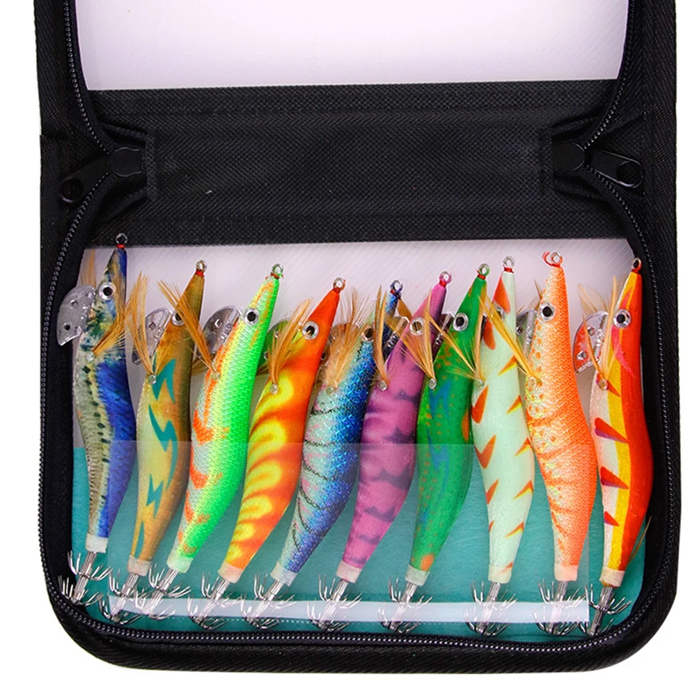 

10 шт./компл. рыболовные искусственные светящиеся приманки-креветки, искусственная приманка-рыбка с крючком, джиг-крючок, 3D глаза, ПВХ