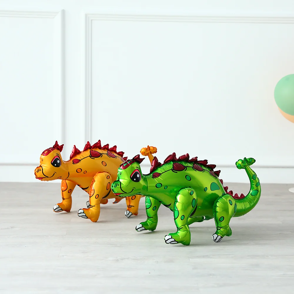 1 шт. 4D воздушные шарики в виде животных для прогулок форме динозавра собаки или