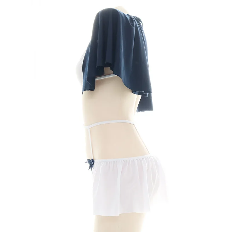 Anime Student Girl Paladin Top With Cape Swimsuit Uniform Costume Women Sexy Maid Hot Pajamas Lingerie Cosplay |