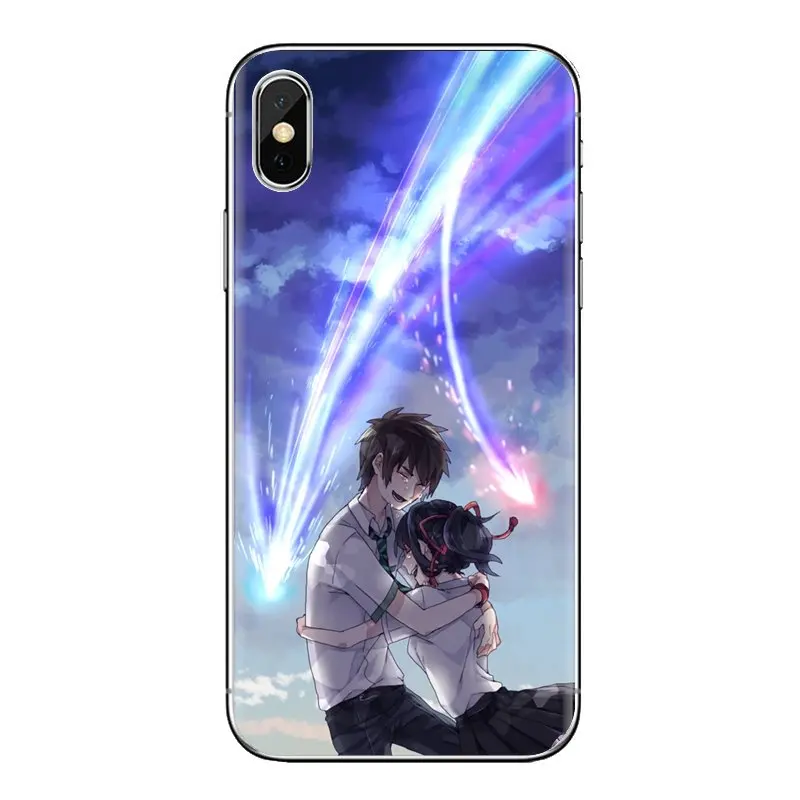 Transparent Soft Shell Covers For Samsung Galaxy J1 J2 J3 J4 J5 J6 J7 J8 Plus 2018 Prime 2015 2016 2017 anime movie your name |
