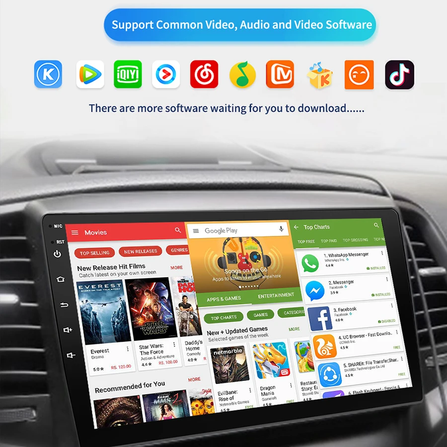 OTOJETA супер тонкий автомобильный Android 10 0 GPS для Honda Civic 2016 Радио Навигация