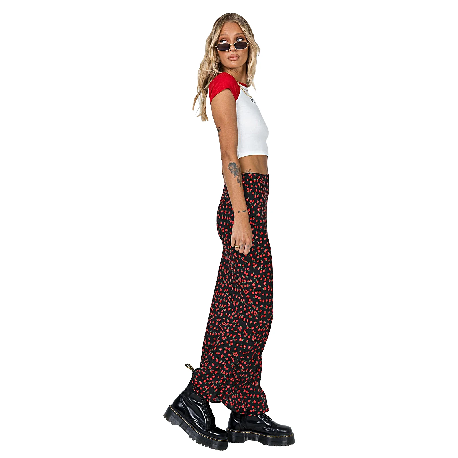 Женская Макси-юбка с принтом летняя юбка высокой талией полосками зебры