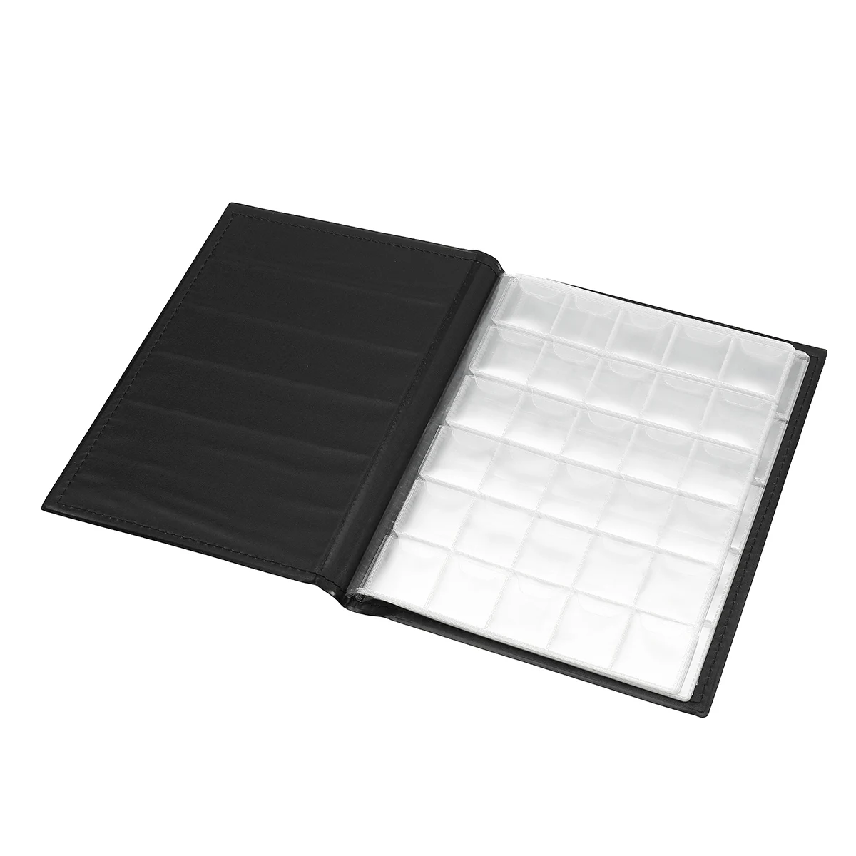 Хранилище для монет на 250 штук. Альбом для коллекции памятных монет с карманами разных цветов. Пустой.