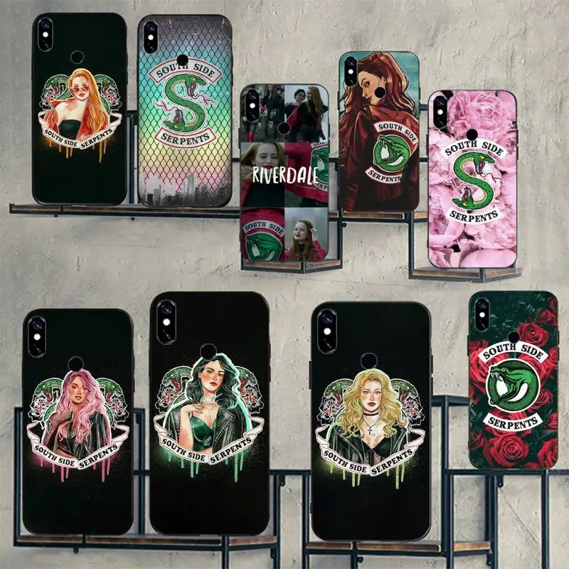 

Riverdale South Side Serpents TV phone case for Xiaomi Redmi 7 9t 9se k20 mi8 max3 lite 9 note 8 9s 10 pro cover funda coque