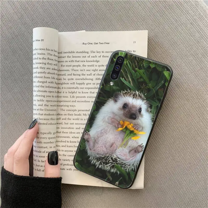 

Cute hedgehog lovely animal pet Phone Case For Samsung galaxy S 9 10 20 A 10 21 30 31 40 50 51 71 s note 20 j 4 2018 plus