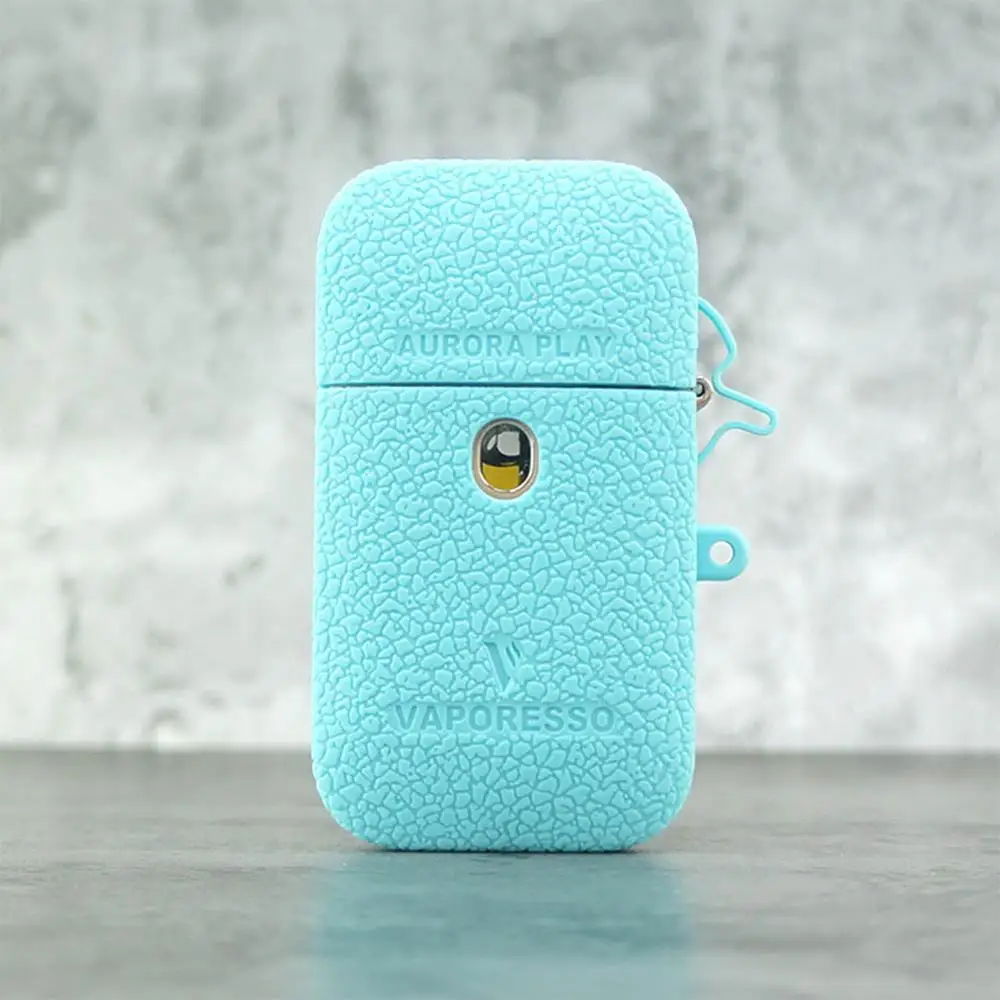 Tiffant blue Чехол с текстурой для Vaporesso Aurora Play pod, силиконовый чехол-накладка, гелевый Чехол для Vape Play Aurora pod Modshield - Цвет: Tiffant blue