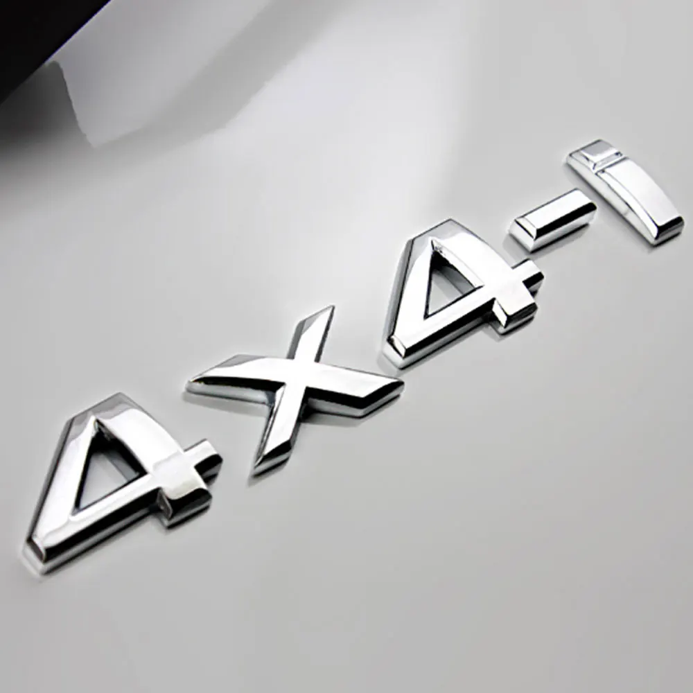 AQTQAQ 3D Металл 2 5 4X4-i логотип Автомобильная наклейка с эмблемой значком + 4 шт