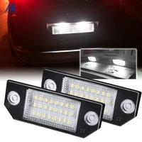 2pcs led number license plate light lamps for ford focus c max mk2 03 08 car exterior lighting accessories lights 12v
