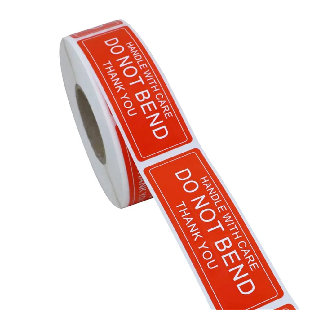 

2.5x7.5cm Fragile Stickers Handle With Care Red Warning Stickers,for Safely Shipping Packing Packaging 500pcs Adhesive Labels