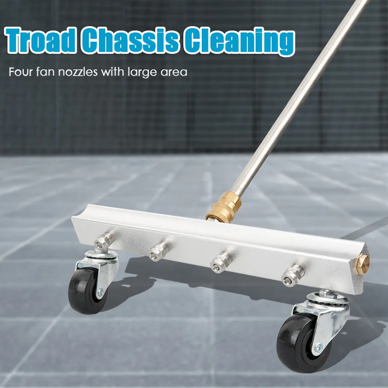 

Car Pressure Washer Car Undercarriage Cleaner With 1/4 Inch Male Plug Under Body Chassis Water Broom Use For Car Clean