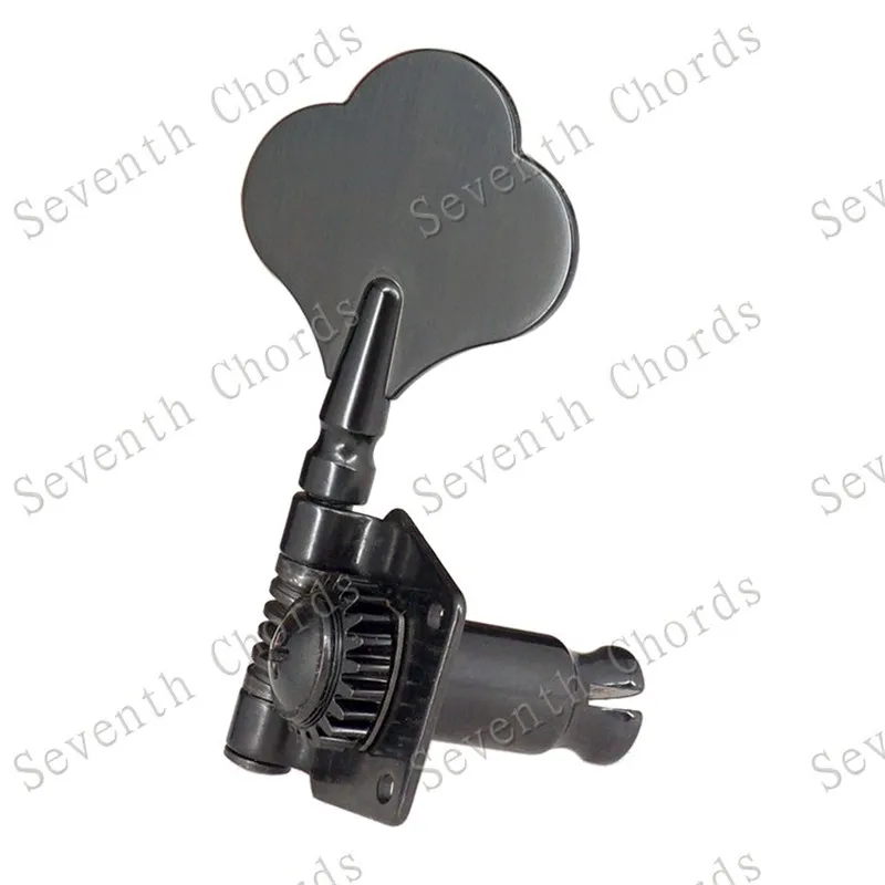 Набор из 4 шт. черных открытых тюнеров для бас струн колышки ключи машинные