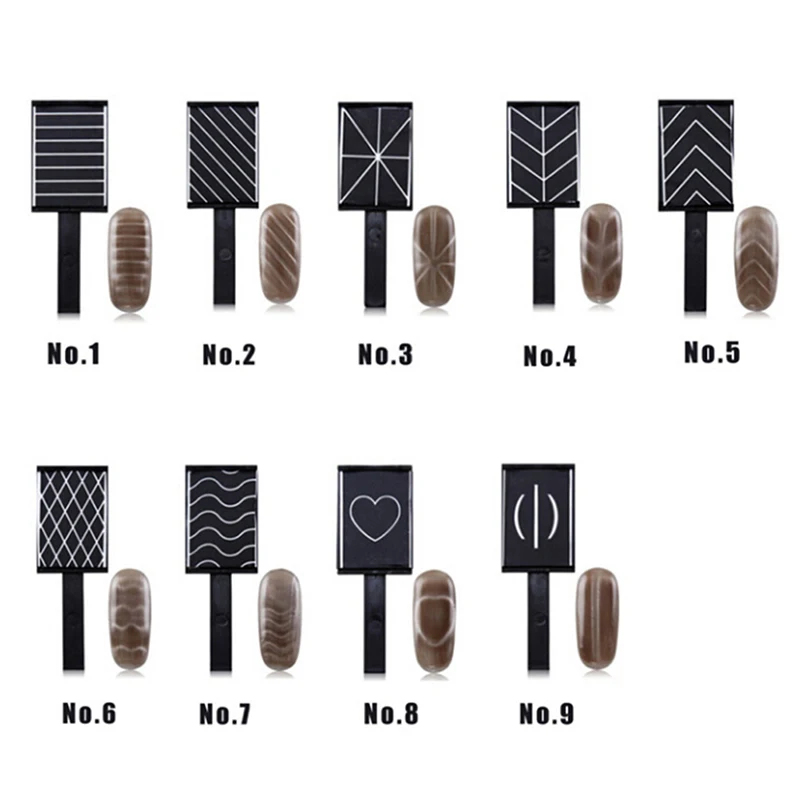 11 шт./компл. 3D Магнитная палочка для украшения ногтей эффект УФ-гель Рисование