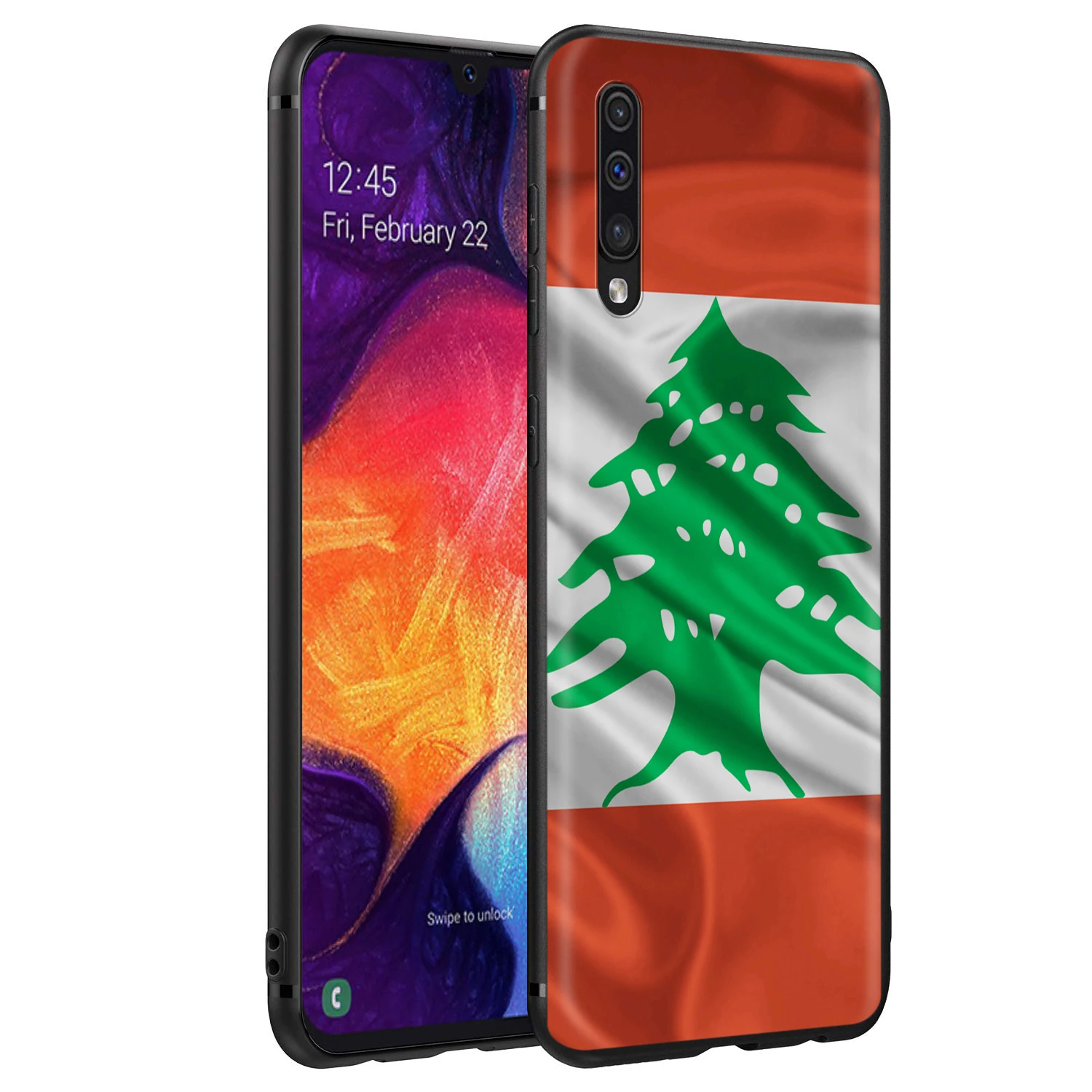 Чехол с флагом для Samsung Galaxy A7 A8 A9 A10 A20 A30 A40 A50 A70 M10 M20 M30 S10 S10e J6 Plus | Мобильные телефоны