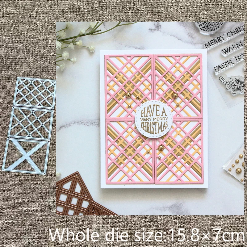 

XLDesign Craft Metal stencil mold Cutting Dies Combination cross frame scrapbook die cuts Album Paper Card Craft Embossing