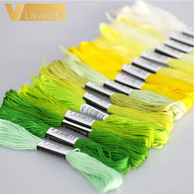 100/150 шт. нить для шелковой ветки аналогичная Dmc вышивки крестом|Флосс| |