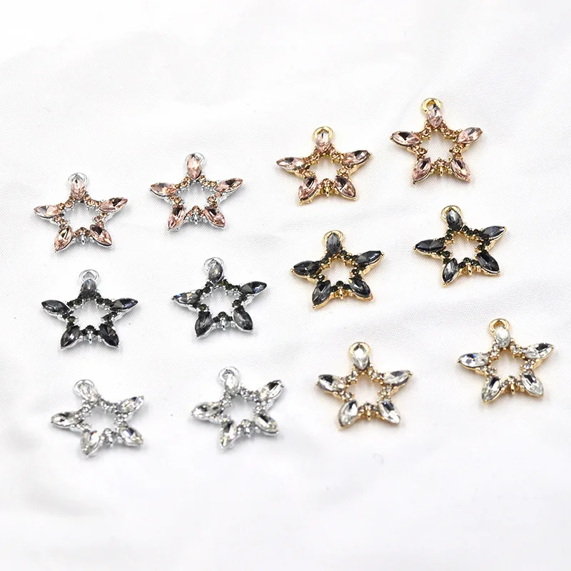 

50 шт. летний ветер Разноцветные Милые звезды для изготовления браслета Ассорти серьги браслет аксессуары для волос ручной работы из подруч...