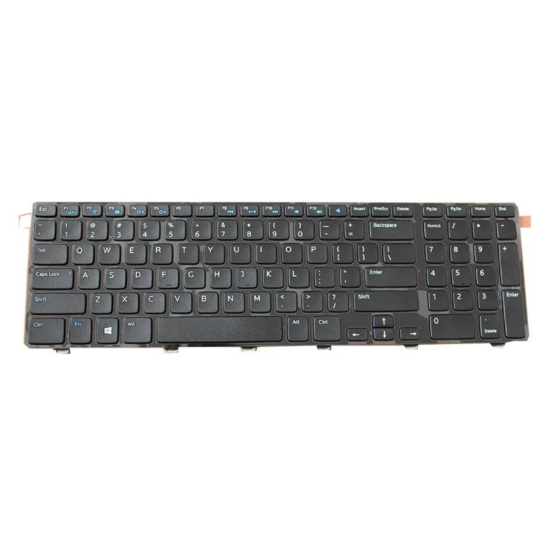 Новая клавиатура для DELL 17R 3721 5721 3737 5737 N3721 N5721 M731R 5735 US ноутбука с рамкой|keyboard for