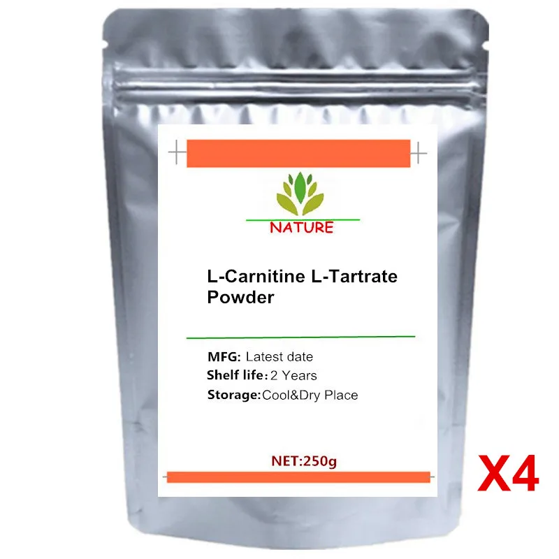 

L-Carnitine L-Tartrate Powder Free Form 99.9% Pure Burn Fat Gain Muscle