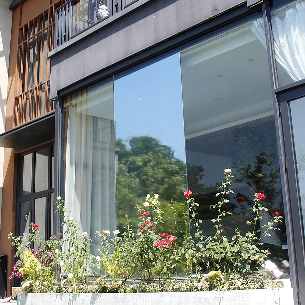 Односторонняя Защитная пленка для окон SUNICE Солнцезащитная зеркальная тонировка