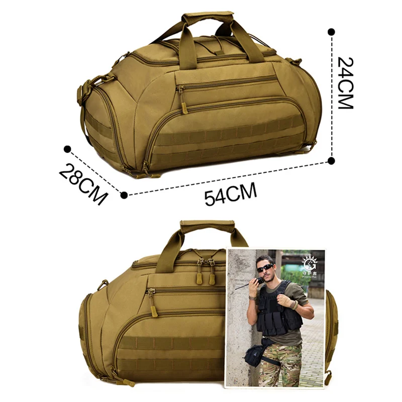 35l gym bag backpack rucksack tactical military molle army bags waterproof sports camping 14 laptop camera men free global shipping