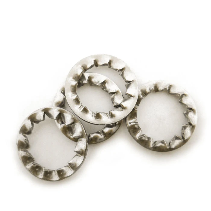 Шайба с внутренним зубчатым замком из нержавеющей стали DIN6798 J шайба A2 замком|locking