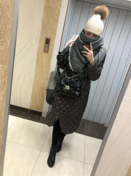 

Women's cotton bag 2020 autumn and winter new Korean version of the space cotton female bag down portable Chain messenger bag