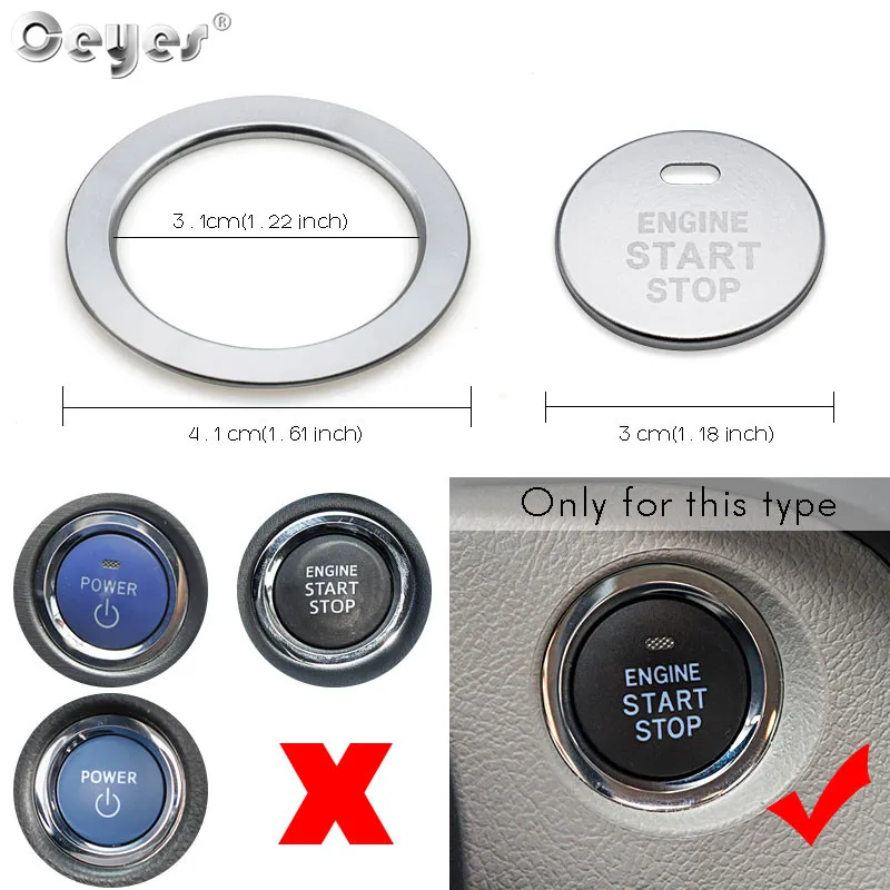 Автомобильный Стайлинг Ceyes для Toyota Corolla Camry Rav4 Yaris CHR Prius автостайлинг кнопка
