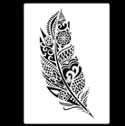 A3 42*29 см перо DIY трафареты настенная живопись фотография карта шаблон, стена