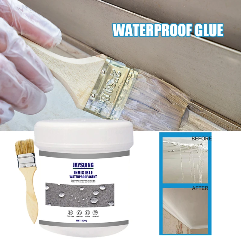 30/100/300g Transparent Waterproof Agent Toilet Anti-Leak Glue Strong Bonding Adhesive Sealant Invisible Bathroom JS22 | Обустройство