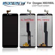 Original Tested For Doogee X60L LCD Display Touch Screen Assembly Repair Part Phone For Doogee X60 Screen LCD Sensor With Frame